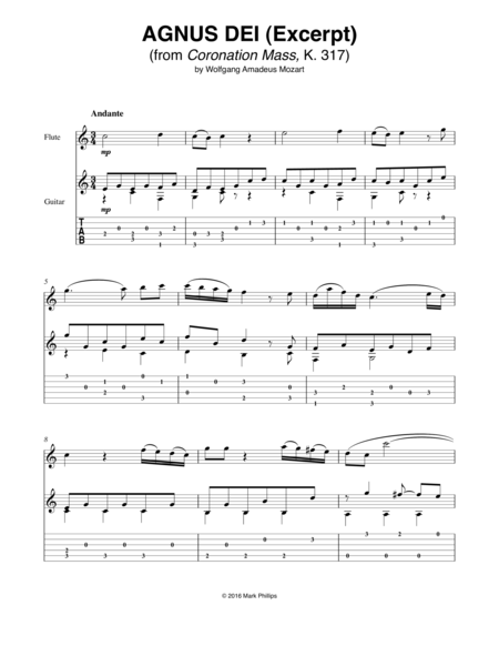 agnus dei free sheet music pdf