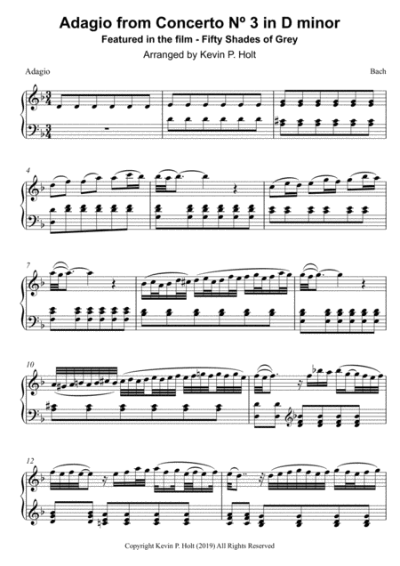 Adagio In D Minor Piano Sheet لم يسبق له مثيل الصور Tier3 Xyz