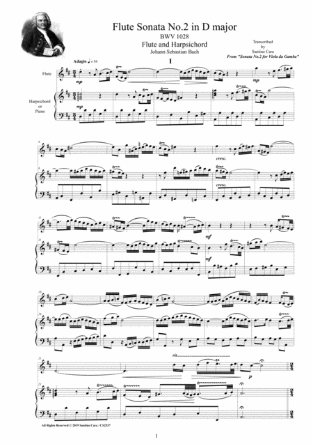 Bach flute sonata e minor free sheet music