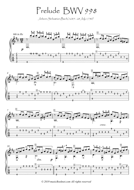 bach bwv 1007 guitar pdf