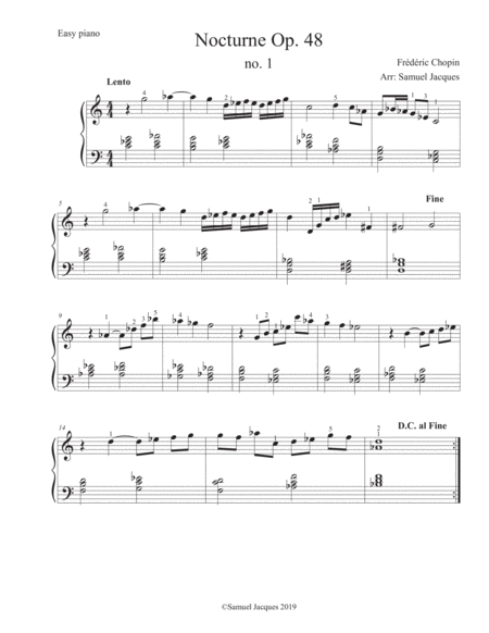 Chopin nocturne 20 sheet music