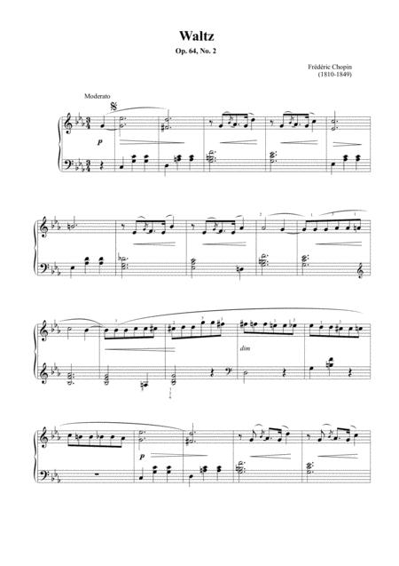 Chopin Waltz Op 64 No 2 For Classical Guitar Pdf Download