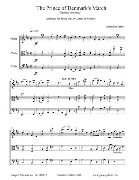 trumpet voluntary clarke pdf