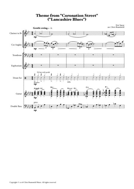 coronation street theme trumpet sheet music