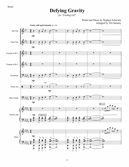 Gravity Falls Theme Song Trumpet Sheet Music