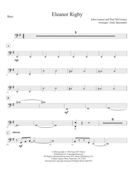 eleanor rigby string quartet sheet music pdf
