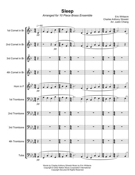 Eric Whitacre Sleep Score