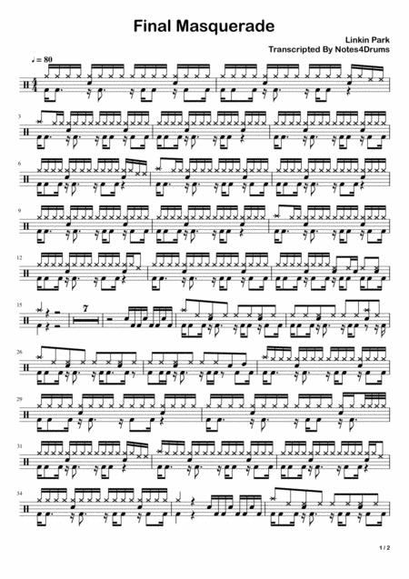 linkin park in the end guitar tab pdf