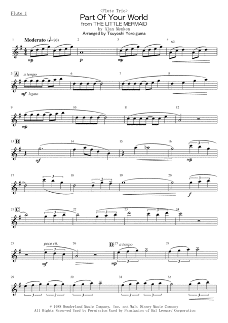 part of your world satb pdf