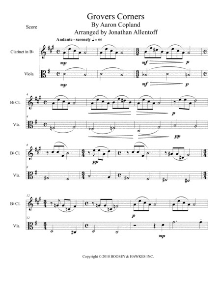 Copland Clarinet Concerto Score Pdfl