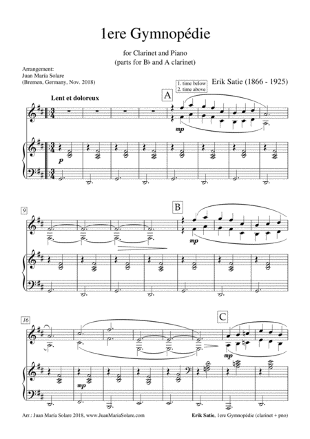gymnopedie 1 violin pdf