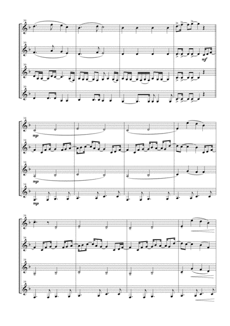 Heal The World For Clarinet Quartet Music Sheet Download Topmusicsheet Com