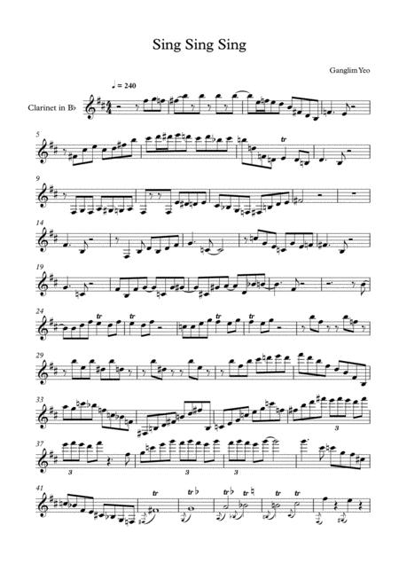 benny goodman clarinet pdf