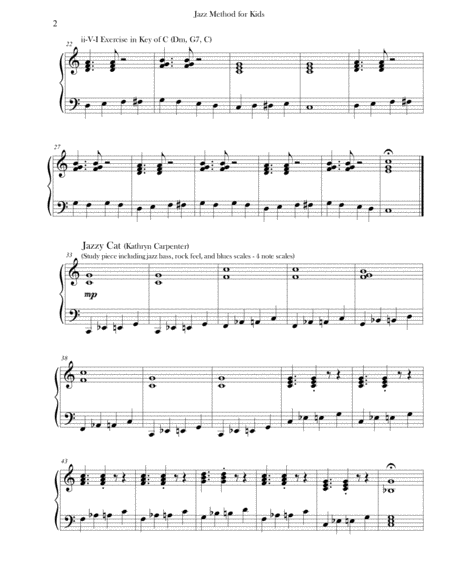 Jazz Method For Kids Piano Music Sheet Download Topmusicsheet Com