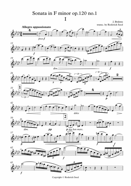 Sonates Opus 120 Nos 1 et 2 Alto //Piano -