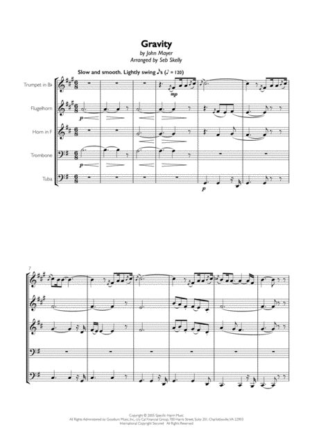 John Mayer Gravity For Brass Quintet Music Sheet Download Topmusicsheet Com Learn how to play gravity by john mayer with our ukulele tabs. john mayer gravity for brass quintet music sheet download topmusicsheet com