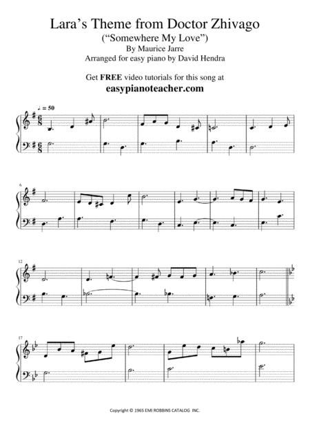 dr who theme song piano sheet music free