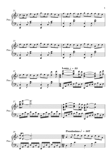 Last Of The Mohicans Main Theme Piano Music Sheet Download