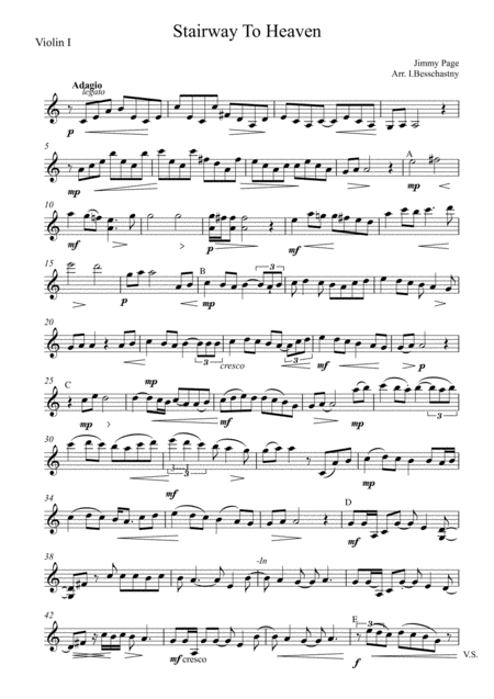 Stairway to heaven sheet music piano free pdf