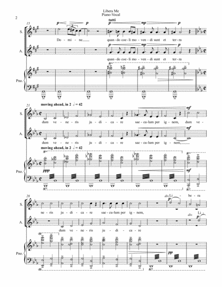 Libera Me From Interview With The Vampire Music Sheet Download