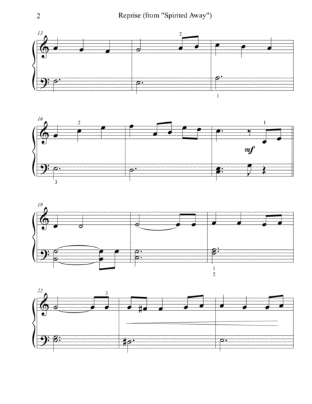 spirited away violin sheet music pdf