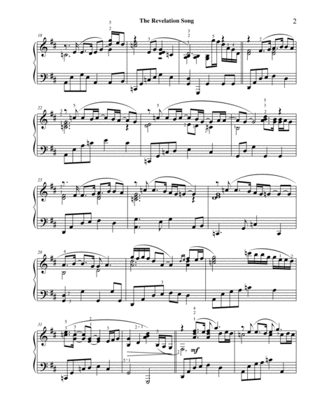 revelation song piano sheet music pdf