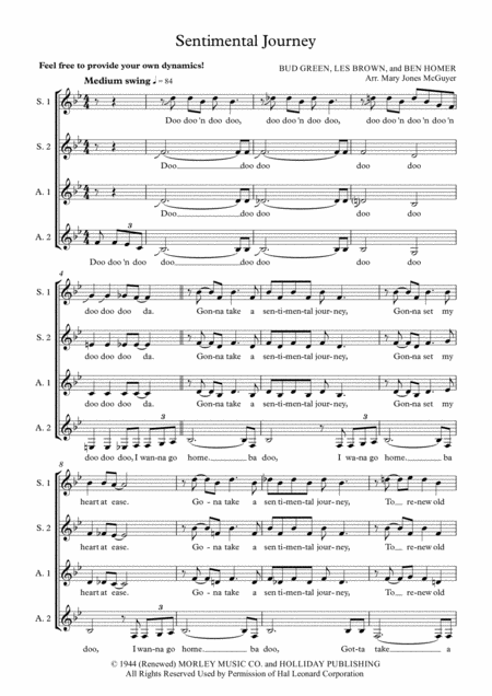 Sentimental Journey Piano.pdf sentimental-journey-fors-s-a-a-a-cappella-with-some-div-and-short-solo_page-1