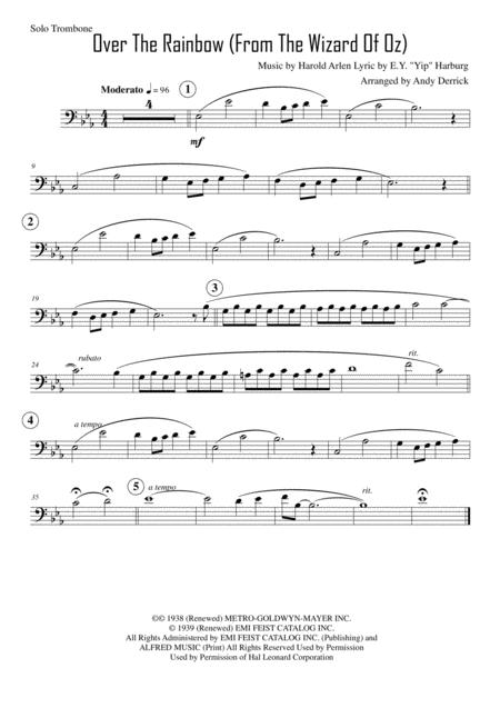 Piano sheet music for somewhere over the rainbow free