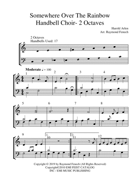 Free pdf music handbells