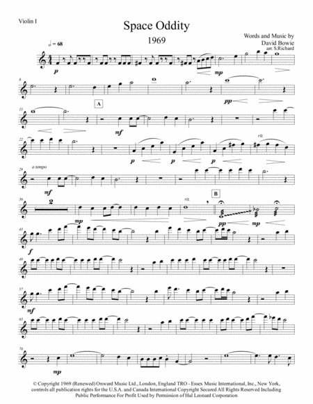 space oddity piano sheet music pdf