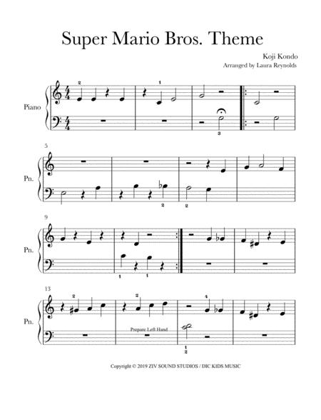 Beginner Mario Theme Song Violin Sheet Music piano sheet music app