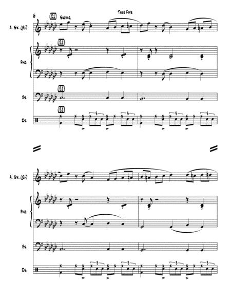 dave brubeck take five piano sheet music free pdf