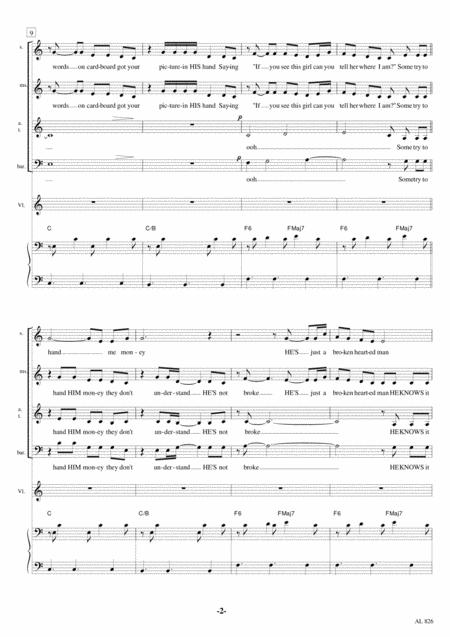 The Man Who Cant Be Moved Saabar Popband Music Sheet Download Topmusicsheet Com