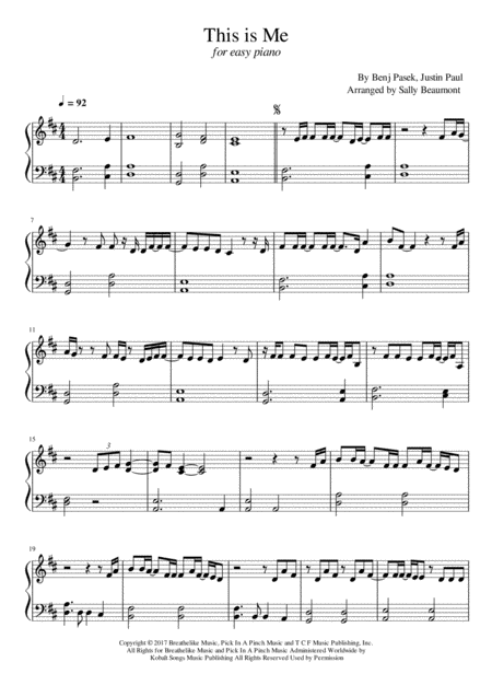 rewrite the stars piano sheet music medium