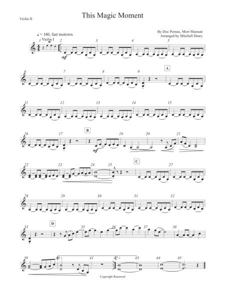 this is the moment sheet music