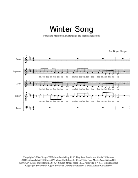 Canticle Of The Turning Sheet Music Download