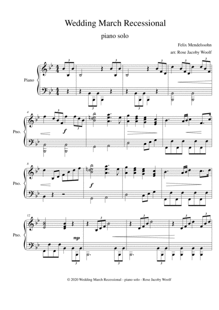 Wedding March Recessional Mendelssohn Piano Solo Music Sheet Download Topmusicsheet Com,Tulip Trees In Australia