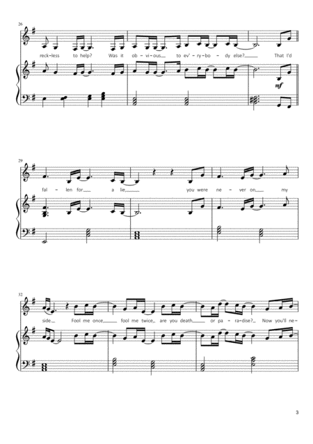 Billie Eilish No Time To Die Easy Piano Music Sheet Download ...