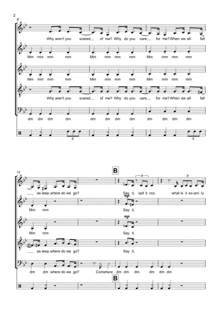 Billie Eilish Piano Sheet Music Bury A Friend - Meadow Dixon - Bury A Friend Piano Chords