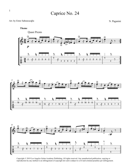 Паганини лист каприс. Паганини Каприс 1. Paganini's Caprice no. 24 Classic Guitar. Каприз Паганини на одной струне. Паганини каприз 24 табулатура для гитары.