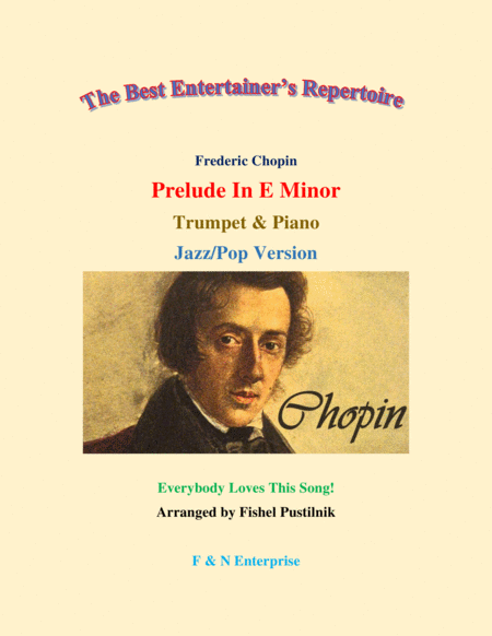Prelude In E Minor By Chopin Piano Background For Trumpet And Piano Jazz Pop Version