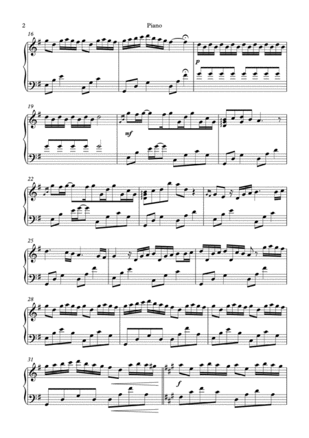 Beginner River Flows In You Violin Sheet Music | piano chords