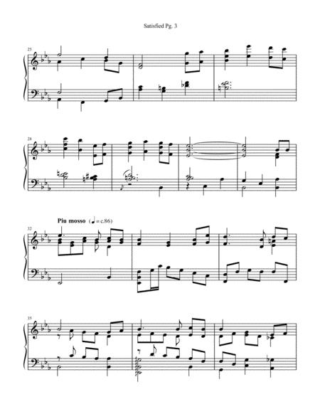Satisfied Solo Piano Pdf Music Sheet Download - TopMusicSheet.com